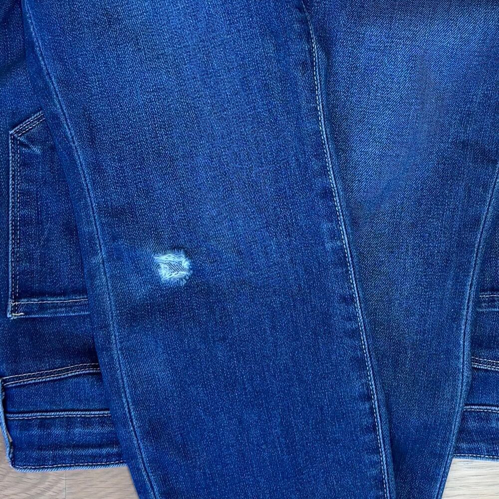 L’agence Monique Ultra High Rise Skinny Jeans Dark Rinse USA Womens Size 29 - Picture 8 of 9